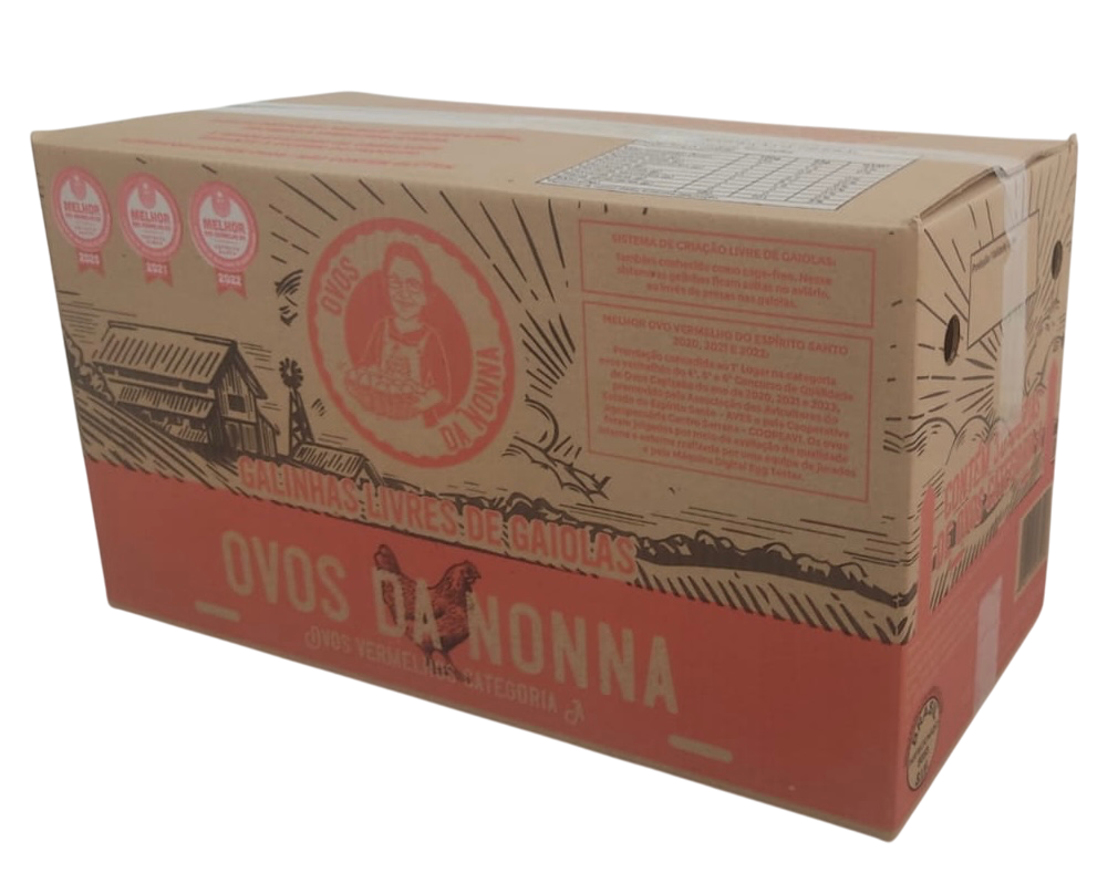 Caixa de Ovos Vermelhos Extra | 300 Ovos